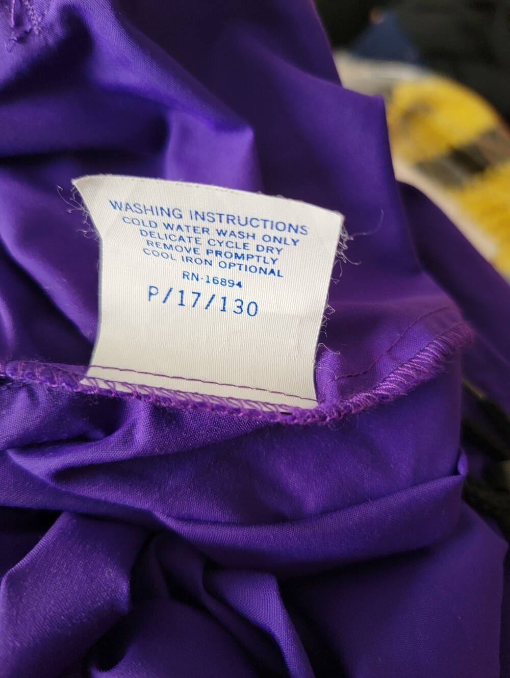 Vintage Disney Channel Purple Sportsmaster Anorak Windbreaker XL Made in USA - Picture 7 of 8